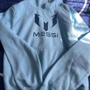 Light Blue Messi Hoodie